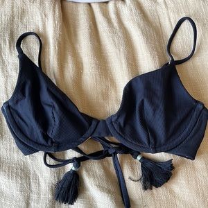 Maaji black bikini top